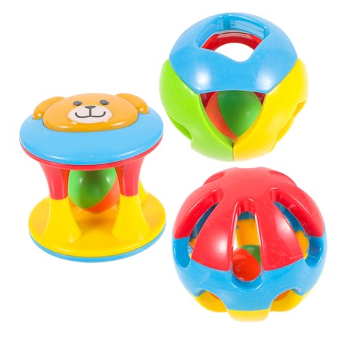 Homoyoyo 3-teiliges Papageienspielzeug Set – Bunte Bälle Für Nymphensittich Und Parakeet - Ideal Als Vogelkäfig Zubehör Oder Schaukelspielzeug Für Papageien Fördert Kauen Und Spielspaß von Homoyoyo