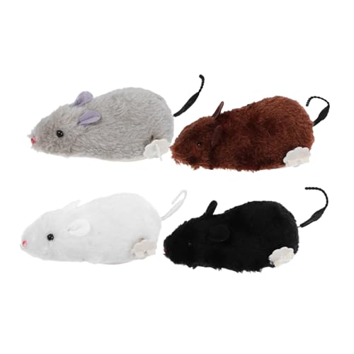 Homoyoyo 4 Stück Aufziehspielzeug Mäuse für Katzen Interaktive Katzenspielzeuge Batterien Fördert Spielinstinkt Aktivität Zufällige für Haustierunterhaltung Zufällige Farbe Homoyoyo 4 Stück Aufziehspielzeug Mäuse für Katzen Interaktive Katzenspielzeuge Batterien Fördert Spielinstinkt Aktivität Zufällige für Haustierunterhaltung Zufällige Farbe von Homoyoyo