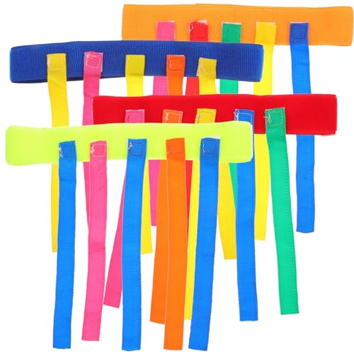 Homoyoyo 4 Stück Fangschwanz-Spielgürtel, Feldtagsspiele, Fangausrüstung für Erwachsene und Kinder, ideal für Familientreffen, Parks, Geburtstagsfeiern, Camping und Outdoor-Aktivitäten Homoyoyo 4 Stück Fangschwanz-Spielgürtel, Feldtagsspiele, Fangausrüstung für Erwachsene und Kinder, ideal für Familientreffen, Parks, Geburtstagsfeiern, Camping und Outdoor-Aktivitäten von Homoyoyo