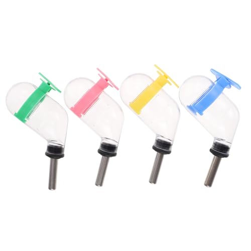 Homoyoyo 4 Stück Hamster Trinkflasche Auslaufsichere Wasserflasche für Kleintiere mit Edelstahlkugeln für Hamster und Andere Haustiere zu Reinigen Montieren Homoyoyo 4 Stück Hamster Trinkflasche Auslaufsichere Wasserflasche für Kleintiere mit Edelstahlkugeln für Hamster und Andere Haustiere zu Reinigen Montieren von Homoyoyo