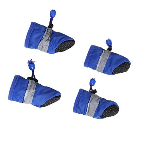 Homoyoyo 4 Stück Teiliges Wasserdichter Hundeschuhe für Kleine bis Mittelgroße Pfotenschonende Atmungsaktive Boots für Jahreszeiten Anzulegen für Outdoor Aktivitäten Homoyoyo 4 Stück Teiliges Wasserdichter Hundeschuhe für Kleine bis Mittelgroße Pfotenschonende Atmungsaktive Boots für Jahreszeiten Anzulegen für Outdoor Aktivitäten von Homoyoyo