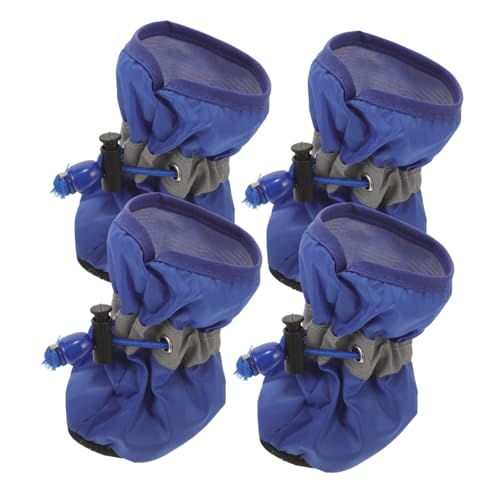Homoyoyo 4 Stück Teiliges wasserdichte Hundeschuhe für Kleine bis Mittelgroße XXXL Schutz und rutschfeste Sohle für Sicheren bei Outdoor Aktivitäten von Homoyoyo