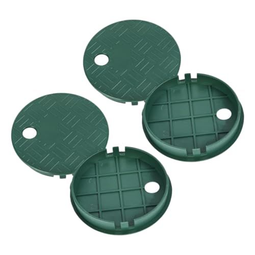 Homoyoyo 4er Set Runde Ventilbox-Abdeckungen - 15 2 cm Durchmesser Und Wetterfest Ideal Für Sprinklersysteme Und Gartenbewässerung in Elegantem Schwarz von Homoyoyo