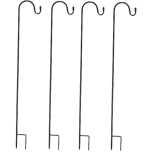 Homoyoyo 4er Set Schäferhaken Metall - Laternenstab Für Den Garten - Pflanzenständer Und Blumenkorbhalter Ideal Für Weihnachtsdekoration Und Vogelhäuser Stabiler Gartenstab Mit Haken Homoyoyo 4er Set Schäferhaken Metall - Laternenstab Für Den Garten - Pflanzenständer Und Blumenkorbhalter Ideal Für Weihnachtsdekoration Und Vogelhäuser Stabiler Gartenstab Mit Haken von Homoyoyo