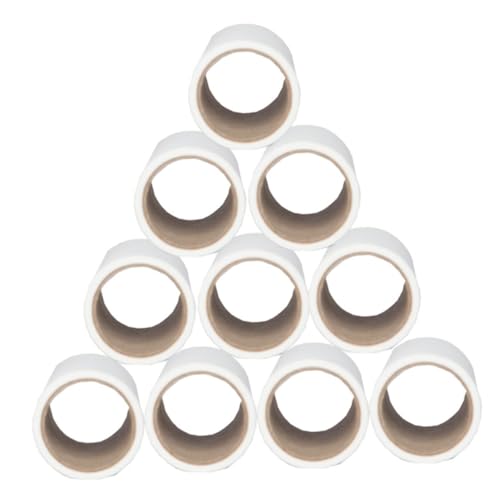 Homoyoyo 5 Rollen Abreißbares Klebepapier Stark Haftendes Reinigungstape für Fusselroller Zubehör für Tierhaarbeseitigung Kleidung Möbeln und Sofas von Homoyoyo