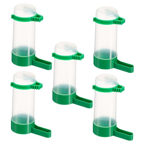 Homoyoyo 5 Stück Automatische Vogeltränke mit Sprinkler für Kleine Plastik Tränke für Wellensittiche Nymphensittiche Befüllen kein Wasserchaos für Vogelkäfige Homoyoyo 5 Stück Automatische Vogeltränke mit Sprinkler für Kleine Plastik Tränke für Wellensittiche Nymphensittiche Befüllen kein Wasserchaos für Vogelkäfige von Homoyoyo