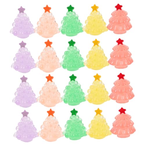 Homoyoyo 50 Stück Teiliges Miniatur-Weihnachtsbaum-deko Robustem Resin Leuchtende Kleine Weihnachtsbaumfiguren für Tischdeko Aquarium Ornamente und DIY Farblich Gemischt Homoyoyo 50 Stück Teiliges Miniatur-Weihnachtsbaum-deko Robustem Resin Leuchtende Kleine Weihnachtsbaumfiguren für Tischdeko Aquarium Ornamente und DIY Farblich Gemischt von Homoyoyo