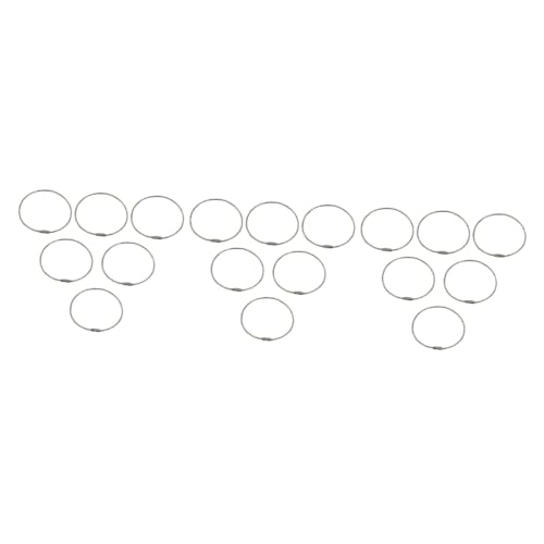 Homoyoyo 6er Set Edelstahl Haken Für Sepiaschalen – Robuste Halterungen Mit Drahtseil-Ring Für Hängendes Gepäck - Schlüsselanhänger Und – Ideal Für Kauen Und Aufbewahrung von Homoyoyo
