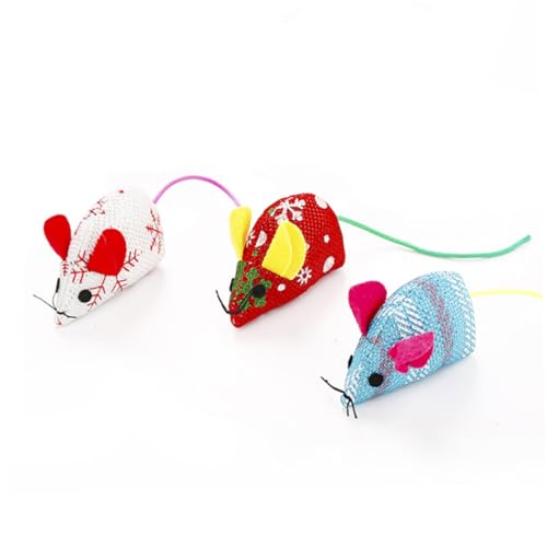 Homoyoyo 6er Set Interaktive Stoffmäuse Für Katzen – Für Aktive Und Neugierige Haustiere in Zufälligen Farben Zur Von Spiel Und Bewegung Homoyoyo 6er Set Interaktive Stoffmäuse Für Katzen – Für Aktive Und Neugierige Haustiere in Zufälligen Farben Zur Von Spiel Und Bewegung von Homoyoyo