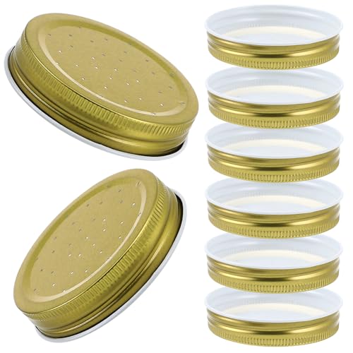 Homoyoyo 8-Teiliges Bienenstock-Wasserfütterungswerkzeug Honigbienenfütterer Einmachglasdeckel Wasserspenderdeckel Ersatzteile Imkereibedarf Zuckersirup-Fütterungsausrüstung von Homoyoyo