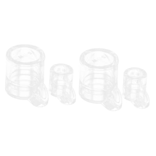 Homoyoyo Acryl Fütterungsplatte Für Ameisen - 2 Stücke Klare Futter- Und Wasserschalen Für Insekten Und Aquarien Ideal Für Ameisenhaltung Und Tierfütterung von Homoyoyo