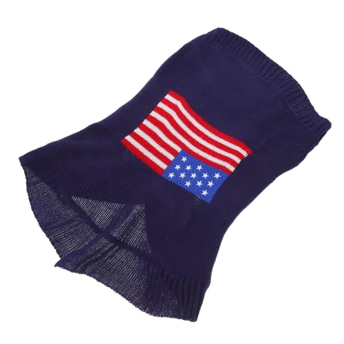 Homoyoyo Pullover Für Haustiere Mit Amerikanischer Flagge – Stilvolles Hunde-Outfit – Perfekt Für Die Weihnachtsfeier von Homoyoyo