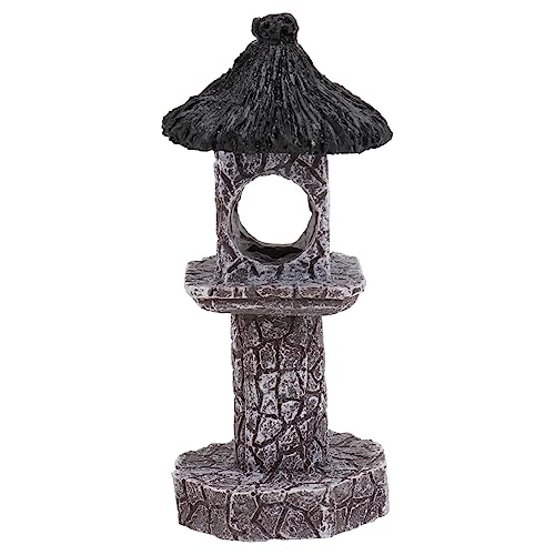 Homoyoyo Aquarium Zucht Cave Für Garnelen Und Fische – Versteck Für Betta - Eidechsen Und Schildkröten – Robustes Ornament Mit Flecken Und Löchern – Ideal Für Aquarien Und Terrarien von Homoyoyo