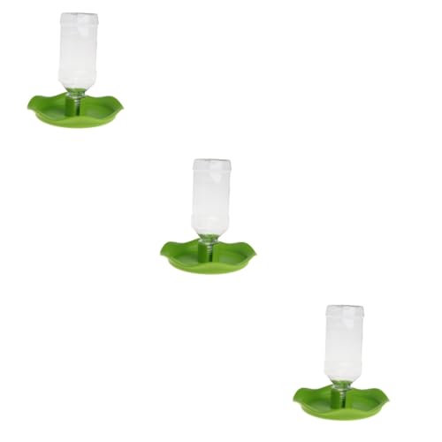 Homoyoyo Automatischer Reptilien-Wasserspender Und Futterspender Für Schildkröten Und Eidechsen - Mehrzweck Terrarium Dispenser Mit Nachfüllbarer Flasche Und Praktischer Wasserzufuhr Grün von Homoyoyo