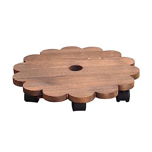 Homoyoyo Blumentopf Untersetzer Mit Rollen Aus Holz – Beweglicher Pflanzenroller Für Garten - Balkon Und Innenbereich – Robuster Karren Mit Rädern Für Einfache Transportierung Von Homoyoyo Blumentopf Untersetzer Mit Rollen Aus Holz – Beweglicher Pflanzenroller Für Garten - Balkon Und Innenbereich – Robuster Karren Mit Rädern Für Einfache Transportierung Von von Homoyoyo