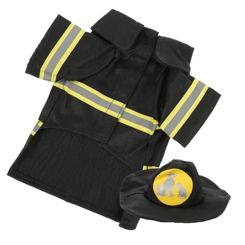Homoyoyo Hundekleidung Feuerwehrkostüm für Haustiere Transformierter Mantel für Hunde und Katzen S Schwarz Party Performance Kostüm mit Zubehör Homoyoyo Hundekleidung Feuerwehrkostüm für Haustiere Transformierter Mantel für Hunde und Katzen S Schwarz Party Performance Kostüm mit Zubehör von Homoyoyo