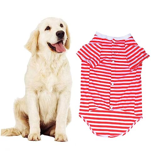 Homoyoyo Großes Hunde-Shirt Aus Baumwolle Für Haustiere - Bequeme Hundeweste in Modischem Design Ideal Für Border Collies Und Andere Große Rassen Perfekte Haustierkleidung Für Jeden von Homoyoyo