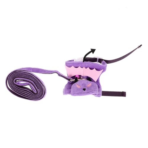 Homoyoyo Halloween Haustiergeschirr Verstellbar Leichtes Kaninchen Brustgeschirr mit Leine für Katzen Frettchen und Kleine Tiere Ausbruchsicher und Atmungsaktiv in Magisch Homoyoyo Halloween Haustiergeschirr Verstellbar Leichtes Kaninchen Brustgeschirr mit Leine für Katzen Frettchen und Kleine Tiere Ausbruchsicher und Atmungsaktiv in Magisch von Homoyoyo