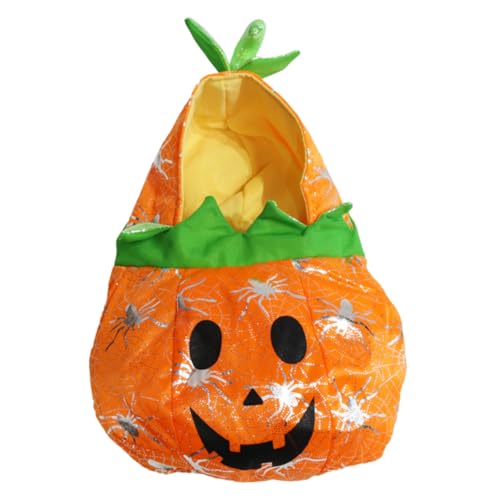 Homoyoyo Halloween Haustierkostüm Kürbis Design aus Hautfreundlichem Polyester Lustiges Hunde und Katzencosplay Party Outfit Bequemes Strapazierfähiges Kostüm für Kleine bis Mittelgroße von Homoyoyo