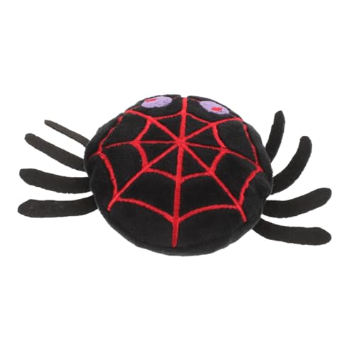 Homoyoyo Halloween Katzenminze Plüschspinne Interaktives Beißfestes Katzenspielzeug für Kätzchen Langlebiges Indoor Kuscheltier zur Aktivitätsförderung und Möbelpflege von Homoyoyo