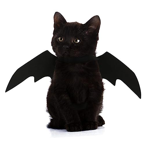 Homoyoyo Halloween Kostüm Für Haustiere – Kreative Fledermausflügel Für Hunde Und Katzen - Lustige Halloween-Verkleidung Für Kleine Tiere Ideal Für Kostümpartys Und Feiern von Homoyoyo