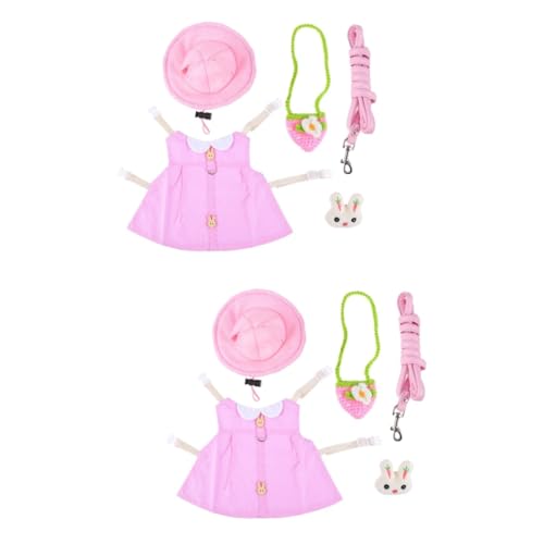 Homoyoyo Hamster Kostüm Set Mit Weste Und Leine Für Frettchen - Meerschweinchen Und Zwergkaninchen – Ideal Für Haustierpartys Und Besondere Anlässe – Größe M - Bequemes Material in Bunten von Homoyoyo
