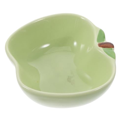 Homoyoyo Hamsterschale aus Keramik Chinchilla Schüssel füttern Frettchen Gericht kleine Tierfutterschale Futternapf für Hamster Haustiernapf aus Keramik Light Green von Homoyoyo