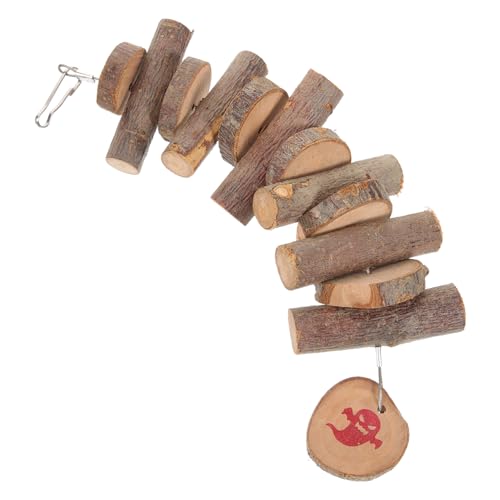 Homoyoyo Holz Kauspielzeug für Kaninchen und Meerschweinchen Natürliches Nagetier mit Zahnpflegefunktion Langlebig und Sicher Beißt Kauspielzeug für Hamster und Papageien Fördert Gesunde von Homoyoyo
