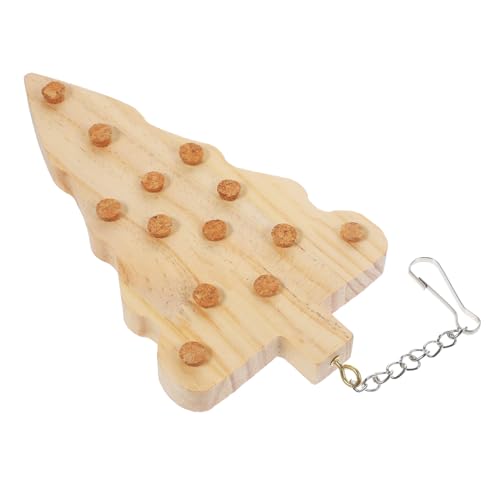 Homoyoyo Holz Papageienspielzeug zum Aufhängen Bissfestes Kauspielzeug für Kleine und Mittelgroße Vögel Fördert Beschäftigung und Geistige Aktivität Geeignet für Nymphensittiche und von Homoyoyo