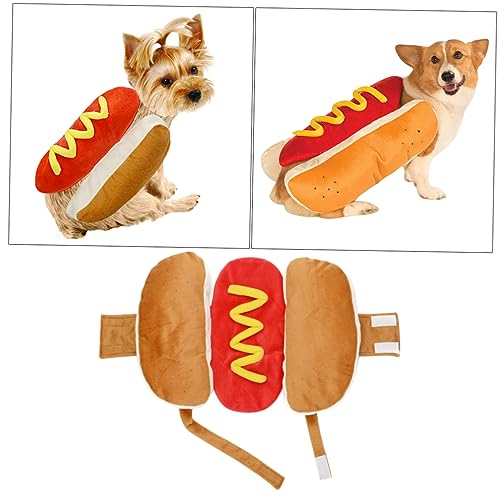 Homoyoyo Hot Dog Kostüm Für Hunde Party-hundekleidung Haustier-partykostüm Bequemer Mantel Für Welpen Und Katzen Einfach Anzuziehen Für Outdoor-aktivitäten von Homoyoyo