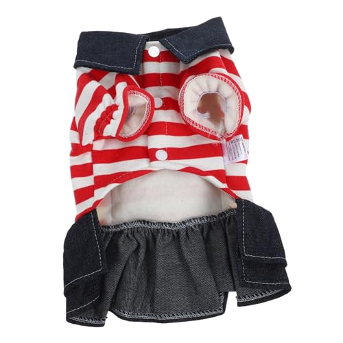Homoyoyo Hundekleid Im Cowboy-Stil Für Kleine Hunde – Trendiges Hundestreifenhemd Mit Rock in Rot Für Süße Hündchen – Perfekt Für Partys Und Besondere Anlässe Homoyoyo Hundekleid Im Cowboy-Stil Für Kleine Hunde – Trendiges Hundestreifenhemd Mit Rock in Rot Für Süße Hündchen – Perfekt Für Partys Und Besondere Anlässe von Homoyoyo