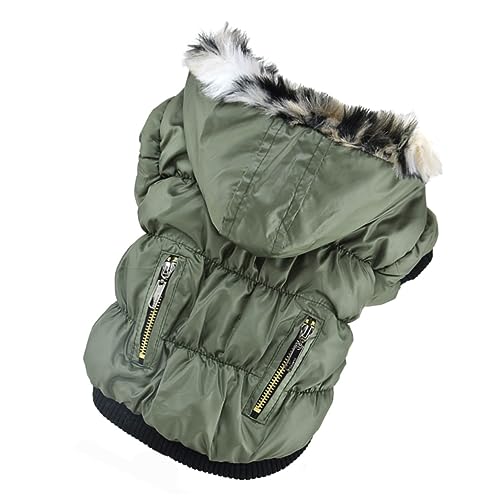 Homoyoyo Hundemantel Für Herbst Und Winter – Warme Jacke Für Haustiere - Ideal Für Kleine Hunde Und Welpen – Größe S - Grün Schützende Und Bequeme Bekleidung Für Kalte Homoyoyo Hundemantel Für Herbst Und Winter – Warme Jacke Für Haustiere - Ideal Für Kleine Hunde Und Welpen – Größe S - Grün Schützende Und Bequeme Bekleidung Für Kalte von Homoyoyo
