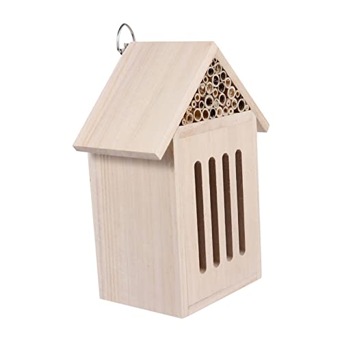 Homoyoyo Insektenhotel Aus Holz – Umweltfreundliches Käferhaus Für Bienen Und Schmetterlinge Im Garten – Wetterbeständig - Hängend - 11x9x21 cm – Kinderfreundliche Terrassendeko Homoyoyo Insektenhotel Aus Holz – Umweltfreundliches Käferhaus Für Bienen Und Schmetterlinge Im Garten – Wetterbeständig - Hängend - 11x9x21 cm – Kinderfreundliche Terrassendeko von Homoyoyo