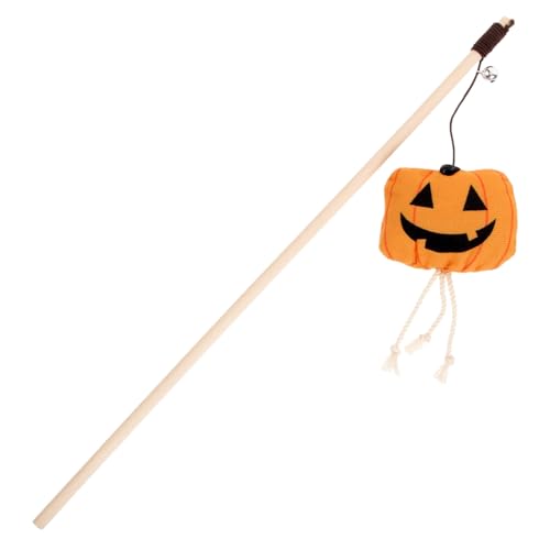 Homoyoyo Interaktive Halloween Katzenangel Mit Kürbis-Design - Für Katzen Und Kätzchen Selbstspielend Mit Glöckchen Fördert Bewegung Und Für Katzenliebhaber Ideal Für Die Homoyoyo Interaktive Halloween Katzenangel Mit Kürbis-Design - Für Katzen Und Kätzchen Selbstspielend Mit Glöckchen Fördert Bewegung Und Für Katzenliebhaber Ideal Für Die von Homoyoyo