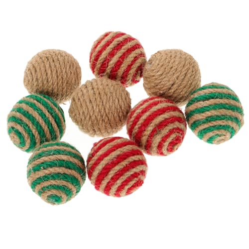 Homoyoyo Interaktives Katzen-Spielzeugset Mit 9 Kreativen Sisal-Bällen – Spaß Für Kätzchen Und Katzen – Ideal Für Aktives Und Der Jagdinstinkte Homoyoyo Interaktives Katzen-Spielzeugset Mit 9 Kreativen Sisal-Bällen – Spaß Für Kätzchen Und Katzen – Ideal Für Aktives Und Der Jagdinstinkte von Homoyoyo