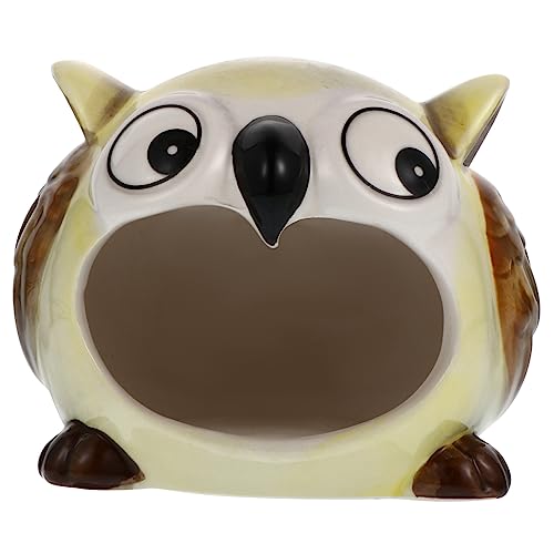 Homoyoyo Keramik Hamsterhaus Mit Eule Figur - Cooles Versteck Für Hamster - Meerschweinchen & Kleintiere Ideales Sandbad Und Gemütliche Höhle Für Sommer Und Winter 1 Stück Homoyoyo Keramik Hamsterhaus Mit Eule Figur - Cooles Versteck Für Hamster - Meerschweinchen & Kleintiere Ideales Sandbad Und Gemütliche Höhle Für Sommer Und Winter 1 Stück von Homoyoyo