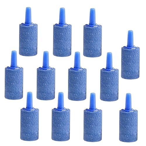 Homoyoyo Klein Aquarium Ausströmerstein - 12 Blase Sauerstoffstein Für Aquarium - Luftstein Diffusor Für Optimale Wasserbelüftung Und Gesunde Fischhaltung Sprudelstein Für Frisches von Homoyoyo