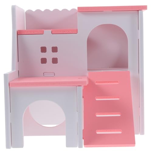 Homoyoyo Kleine Tier Hideout Villa Für Hamster - 2-stöckige Klettermöglichkeit Aus Hochwertigem Holz Ideal Als Und Versteck Im Käfig Fördert Die Aktivität Und Den Spielspaß Homoyoyo Kleine Tier Hideout Villa Für Hamster - 2-stöckige Klettermöglichkeit Aus Hochwertigem Holz Ideal Als Und Versteck Im Käfig Fördert Die Aktivität Und Den Spielspaß von Homoyoyo