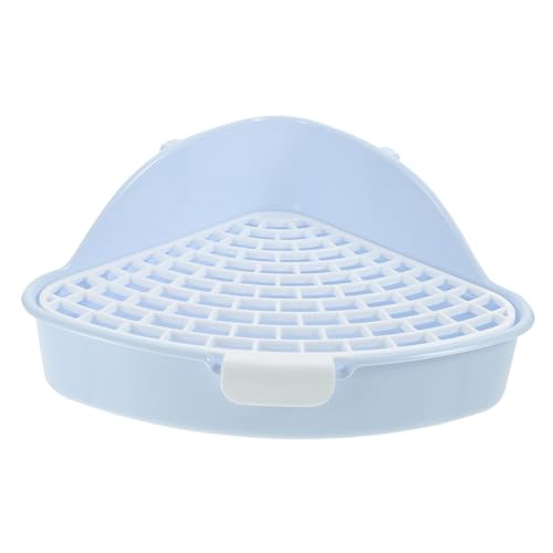 Homoyoyo Kleintier Ecktoilette aus Robustem für Kaninchen Meerschweinchen Hamster Langlebiges Sicheres Bunny Trainingsklo mit Abgerundeten Kanten für Gesunde Saubere Haustierhaltung von Homoyoyo