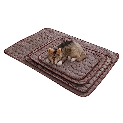 Homoyoyo Kühlmatte für Haustiere Sommerliche Kühlmatte für Katzen XL Atmungsaktiv für Reisen Überhitzungsprävention Kaffeefarben Homoyoyo Kühlmatte für Haustiere Sommerliche Kühlmatte für Katzen XL Atmungsaktiv für Reisen Überhitzungsprävention Kaffeefarben von Homoyoyo
