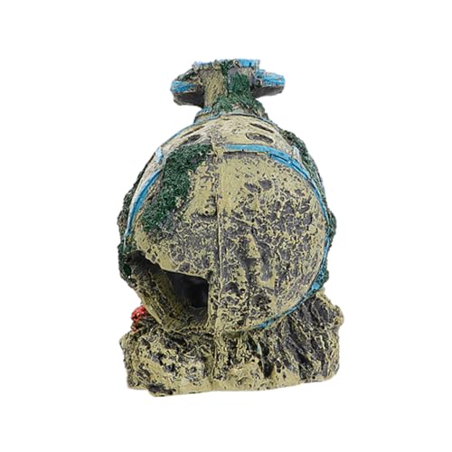 Homoyoyo Künstliches U-Boot-Ornament Für Aquarien – Aquarium Deko Aus Harz Ideal Zur Verschönerung Unterwasserlandschaft Für Fische Und Garnelen Robust Und Detailreich Gestaltet von Homoyoyo