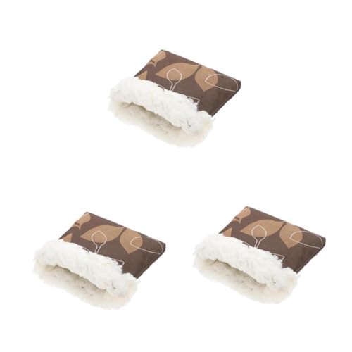 Homoyoyo Kuscheliger Hamsterschlafsack 13 x 12 cm - Warmer - Tragbarer Schlafsack Für Kleine Haustiere Wie Hamster Igel Und Meerschweinchen in Zufälliger Farbe Ideal Für Gemütliche von Homoyoyo