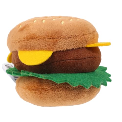 Homoyoyo Kuscheltier für Plüschspielzeug mit Quietscher Beißfest für Welpen zur Beschäftigung und Zahnpflege im Hamburgerdesign und Tragbar Homoyoyo Kuscheltier für Plüschspielzeug mit Quietscher Beißfest für Welpen zur Beschäftigung und Zahnpflege im Hamburgerdesign und Tragbar von Homoyoyo