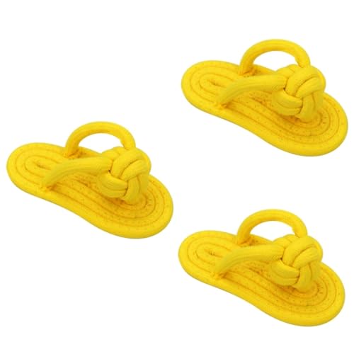 Homoyoyo Langlebiges Hundekauspielzeug Aus Baumwolle – Seilpantoffeln Für Zahnen - Spiel Und Training – Ideal Für Kleine Und Mittlere Hunde - Fördert Zahnreinigung Und Spielspaß von Homoyoyo