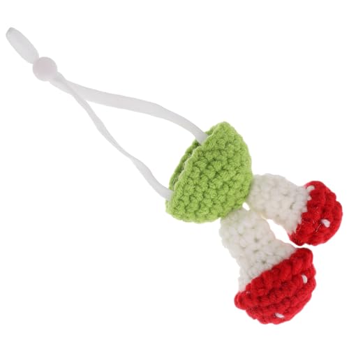 Homoyoyo Leichte Dekorative Mini Haustiermütze aus Polyacrylfaser Handgefertigte Pilz Perücke Niedliches Kostümzubehör für Hamster Mäuse Chinchillas Hautfreundlich und Komfortabel von Homoyoyo