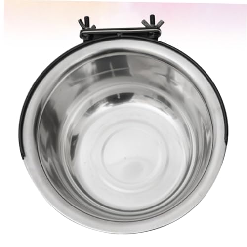 Homoyoyo Napf Hängend Auslaufsicherer Futter und Wassernapf für Hunde und Katzen Rostfrei Leicht zu Reinigen für Käfige und Kennels von Homoyoyo