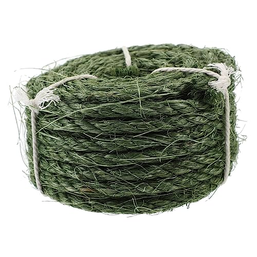 Homoyoyo Natürliche Sisalschnur 1 Rolle - Robuste Juteschnur Für Katzenkratzbäume - DIY Reparatur Und Renovierung Von Kratzbäumen Langlebig Und in Grün Homoyoyo Natürliche Sisalschnur 1 Rolle - Robuste Juteschnur Für Katzenkratzbäume - DIY Reparatur Und Renovierung Von Kratzbäumen Langlebig Und in Grün von Homoyoyo