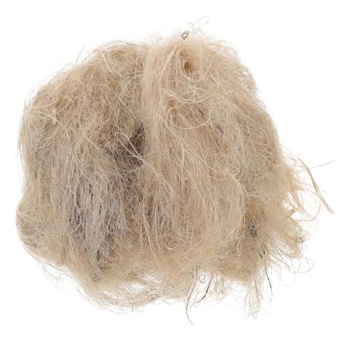 Homoyoyo Natürliches Vogelnistmaterial aus Jute Packung und Trockenes Nistmaterial für Wellensittiche Kanarienvögel und Kleine Vögel zum Schutz Wärmespende im Winter von Homoyoyo