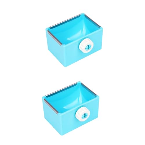 Homoyoyo Pet Futterstation Für Meerschweinchen - Kaninchen & Chinchillas - Quadratische Futterbox Mit Hängevorrichtung Ideal Für Trocken Und Nassfutter Praktische Futterlösung in Blau Für Homoyoyo Pet Futterstation Für Meerschweinchen - Kaninchen & Chinchillas - Quadratische Futterbox Mit Hängevorrichtung Ideal Für Trocken Und Nassfutter Praktische Futterlösung in Blau Für von Homoyoyo