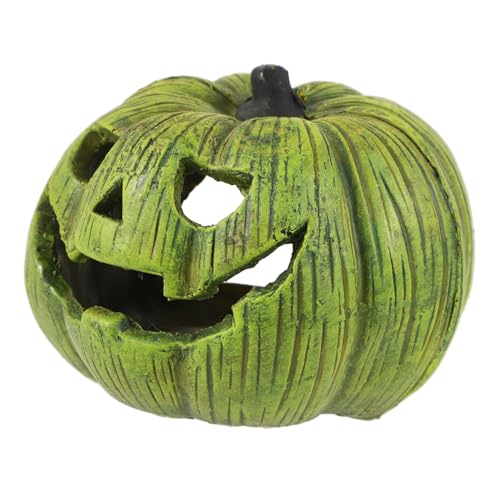 Homoyoyo Praktische Reptilienhöhle Kürbisform Halloween Dekoration Reptilienversteck mit Glatten Kanten für Echsen Spinnen und Hamster Terrarium Ornament Homoyoyo Praktische Reptilienhöhle Kürbisform Halloween Dekoration Reptilienversteck mit Glatten Kanten für Echsen Spinnen und Hamster Terrarium Ornament von Homoyoyo